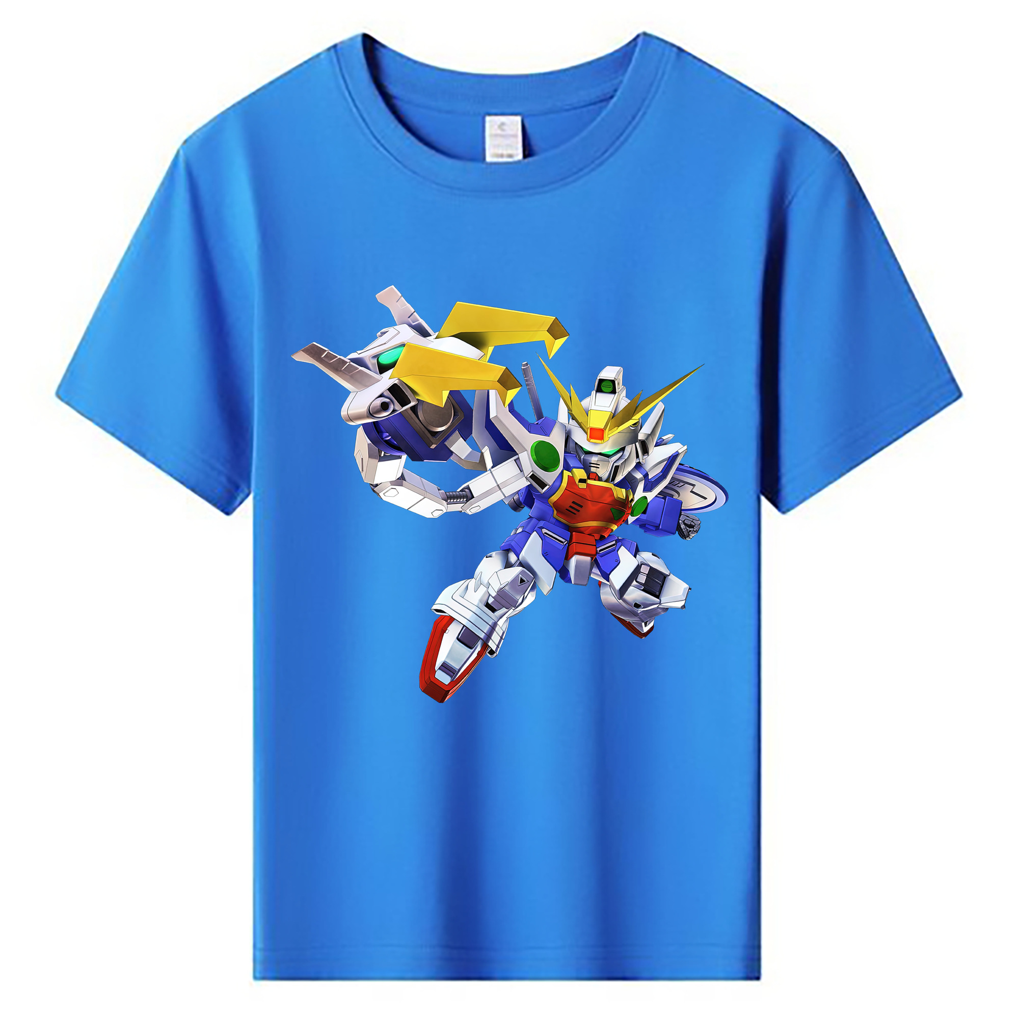 （画像用） 機動戦士ガンダム Mobile Suit Gundam 綿100％キッズTシャツ（フロントプリント）